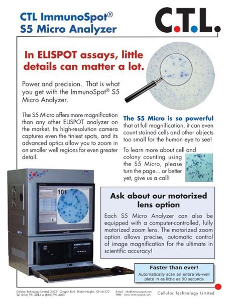 ctl immunospot s5 uv analyzer|immunospot products.